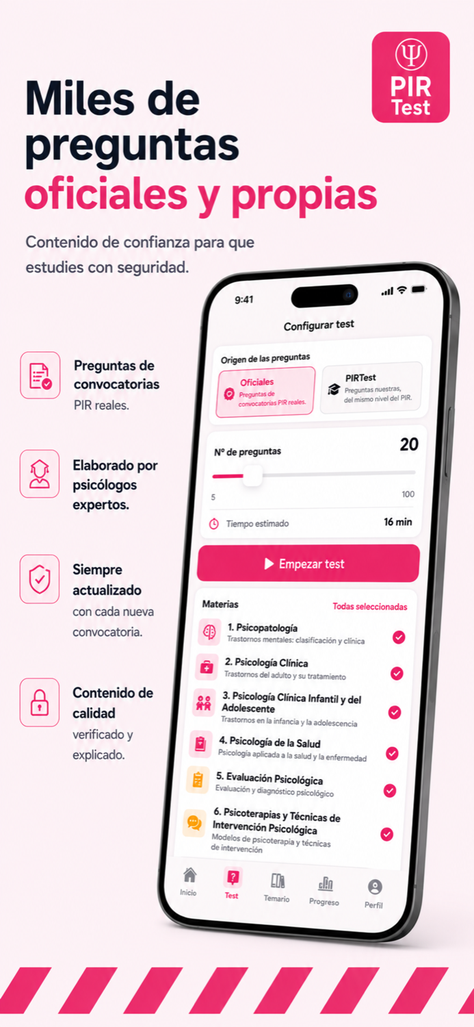 Miles de preguntas oficiales y propias